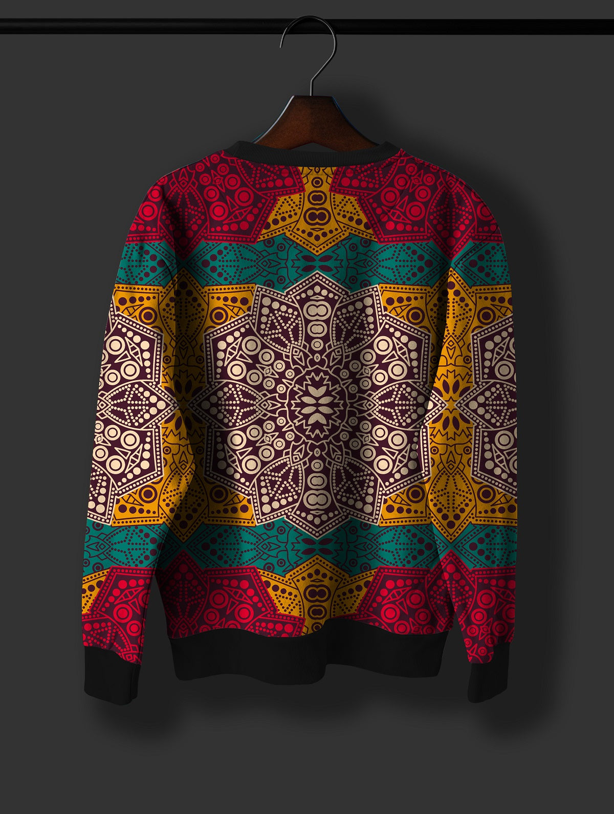 Ethnic Style All Over Printed Sweatshirt #14 - SQUIREHOOD