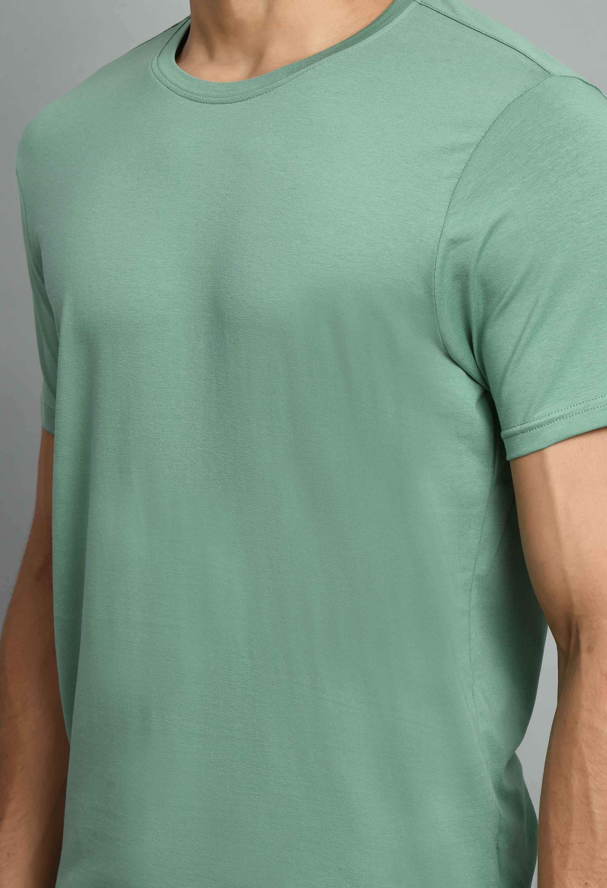 Basic Mint Green Smart Fit T-Shirt - SQUIREHOOD