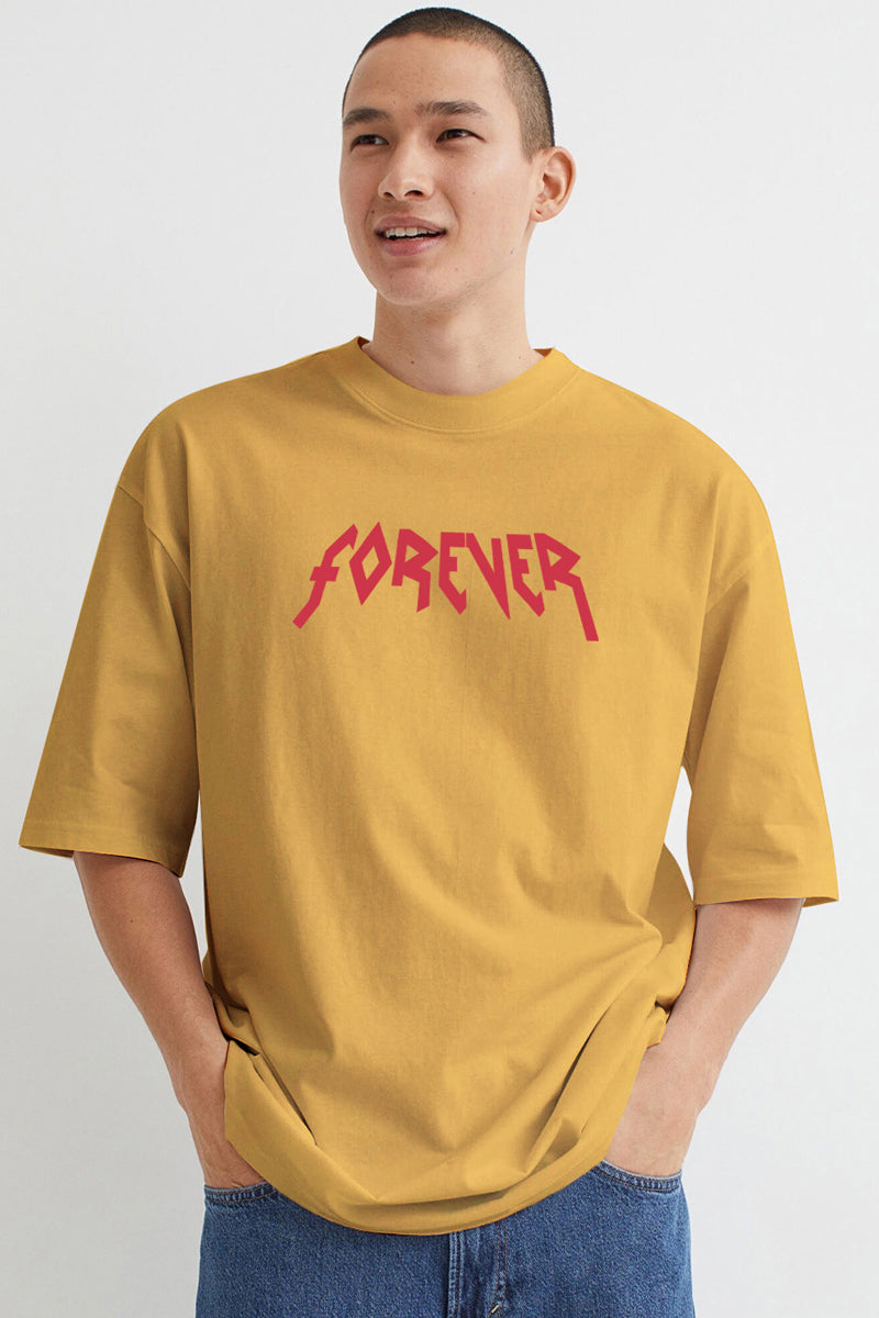 Forever Yellow Oversized T-Shirt - SQUIREHOOD