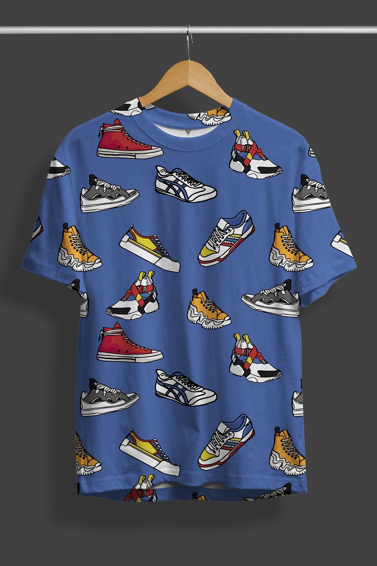 Shoe Print All Over Printed T-Shirt