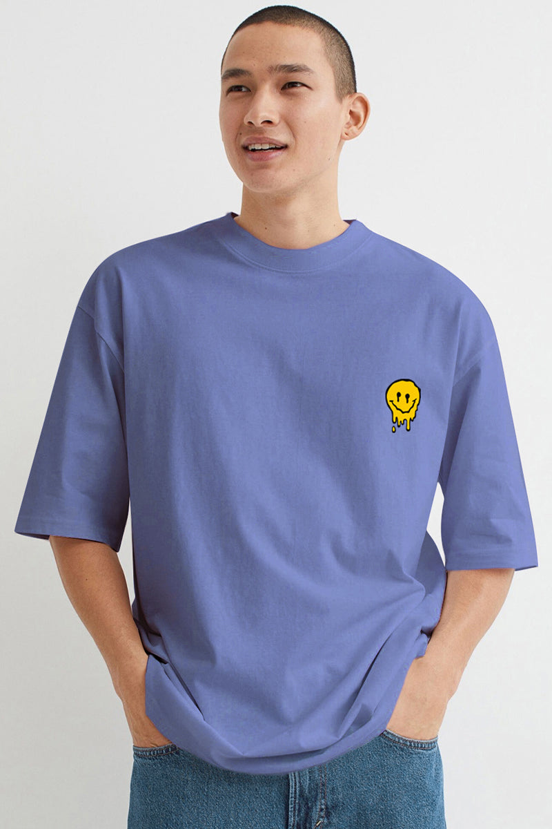 Smilley Over Sized T-Shirt - SQUIREHOOD