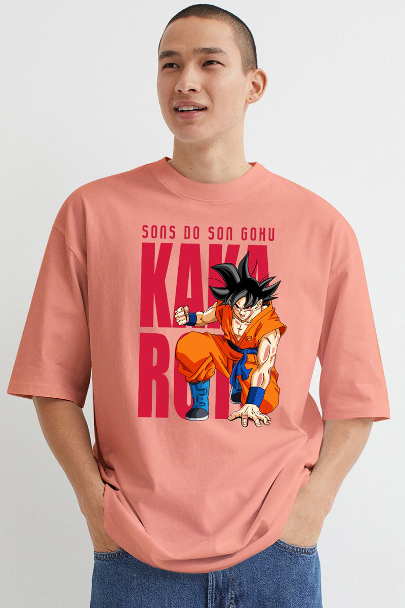 Sons Do Sun Goku Peach Over Size T-Shirt - SQUIREHOOD