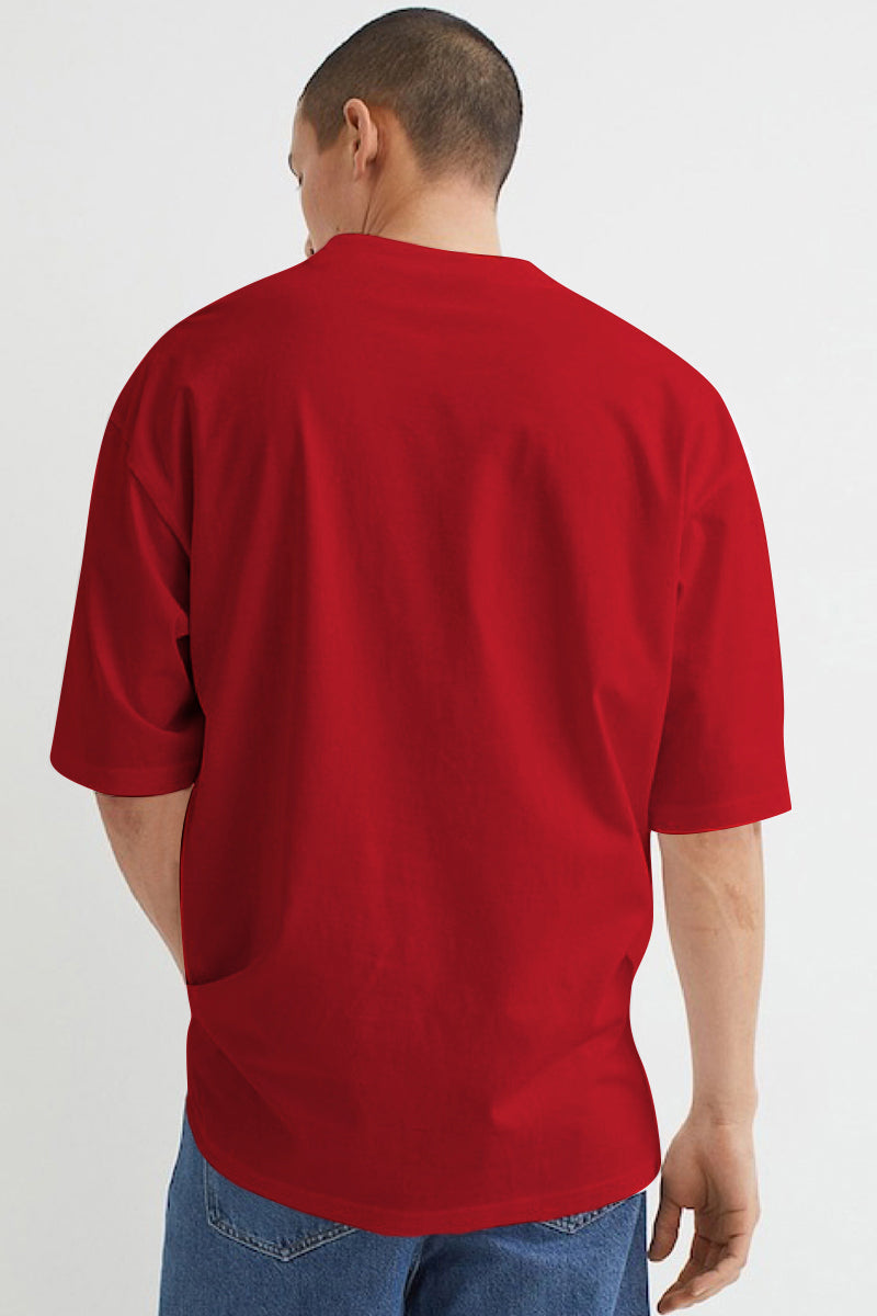 The Boys Red Over Size T-Shirt - SQUIREHOOD