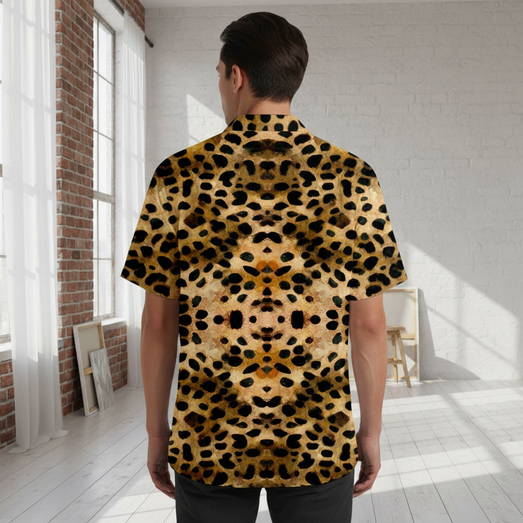 Tiger Skin Print Shirt