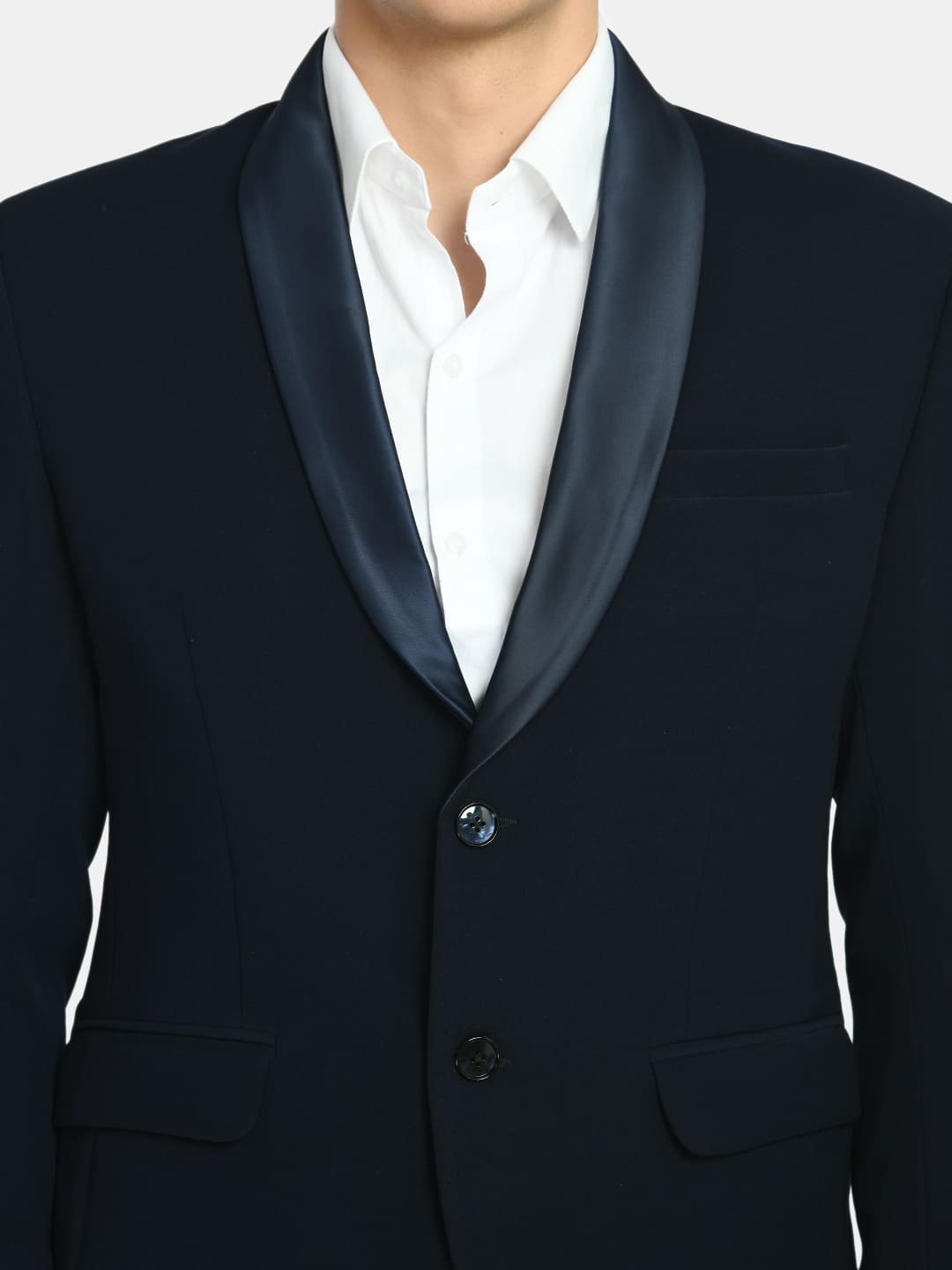 Dark Blue Italian Tuxedo Slim Fit Suit