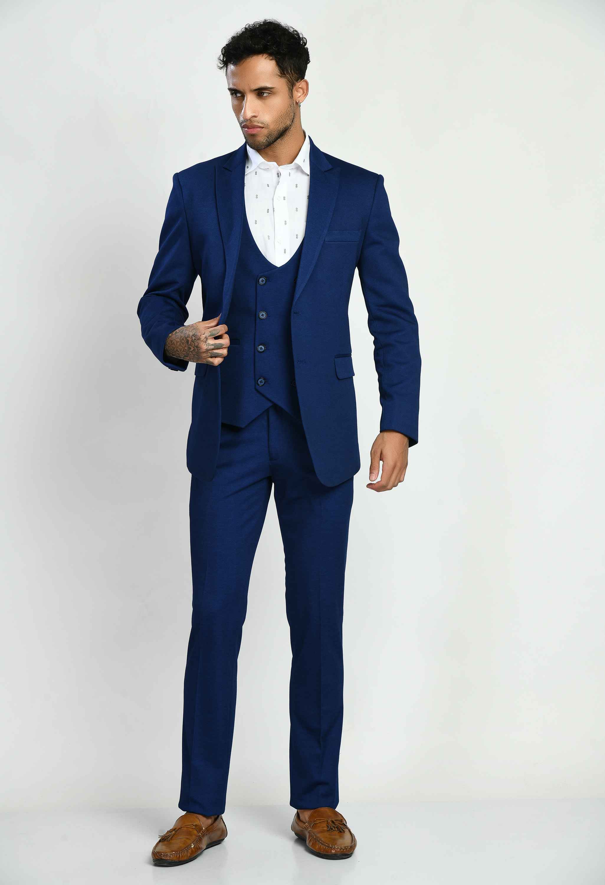 Men's Charming Blue Suit Set
