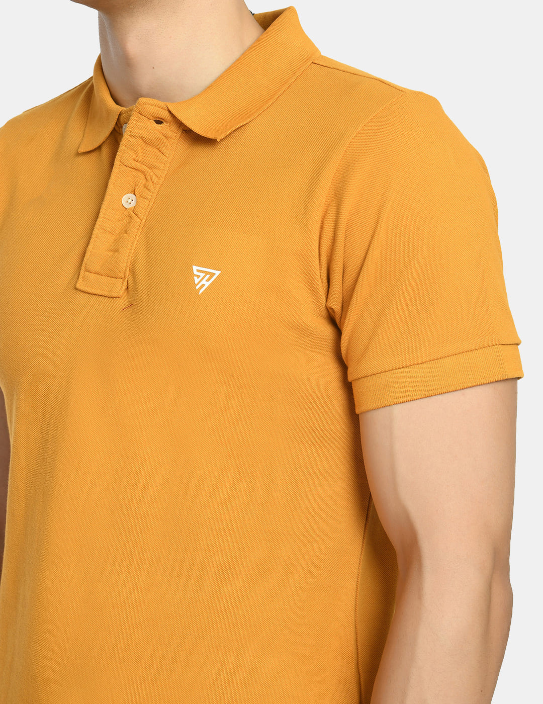 Men's Casual Wear Solid Polo T-Shirt