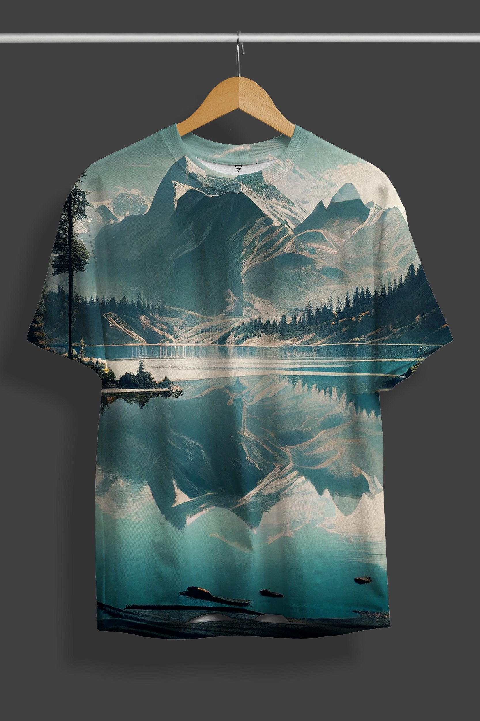 Mountains Lover Full Printed T-Shirt