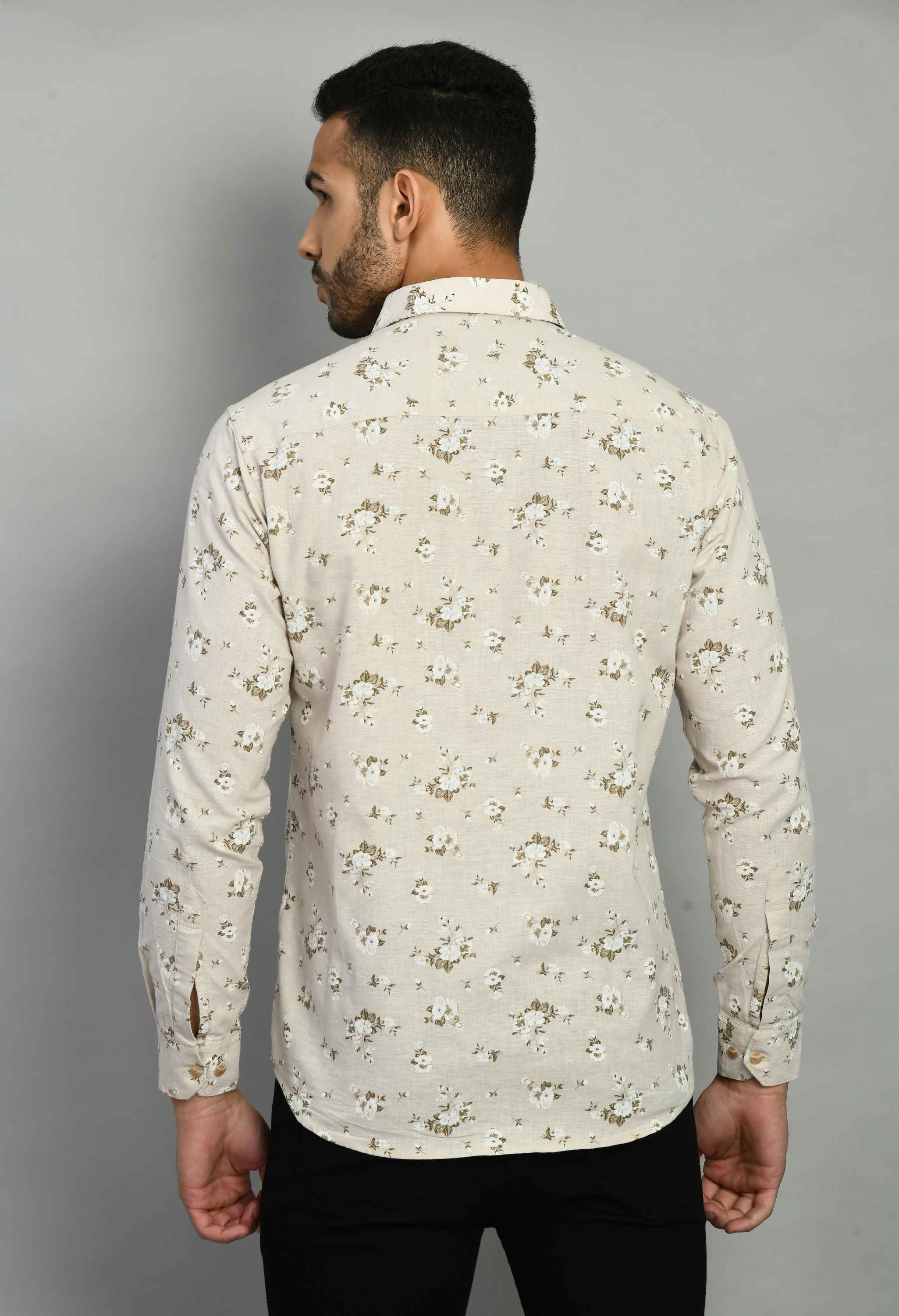 Men's Linan Smart Fit Floral Casual Shirt - SQUIREHOOD