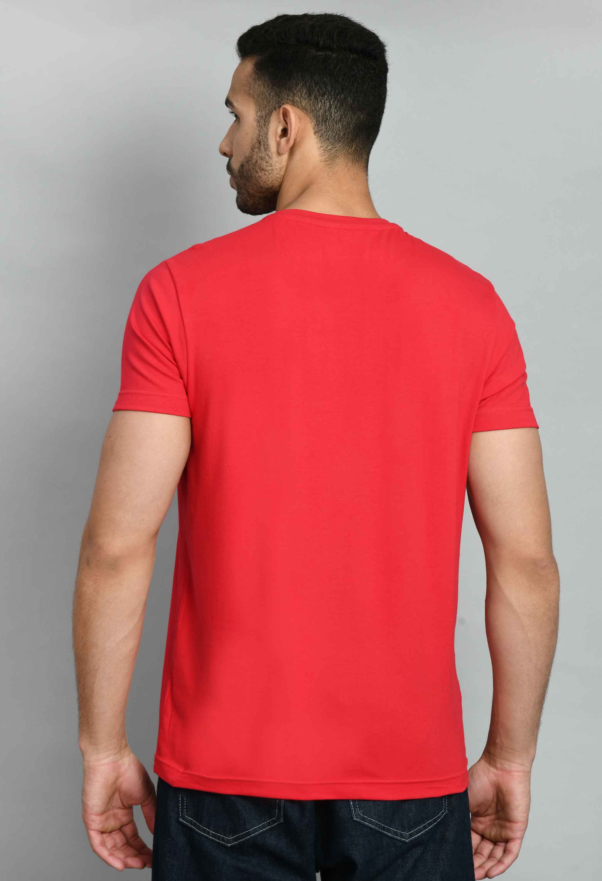 Solid Red Smart Fit T-Shirt - SQUIREHOOD