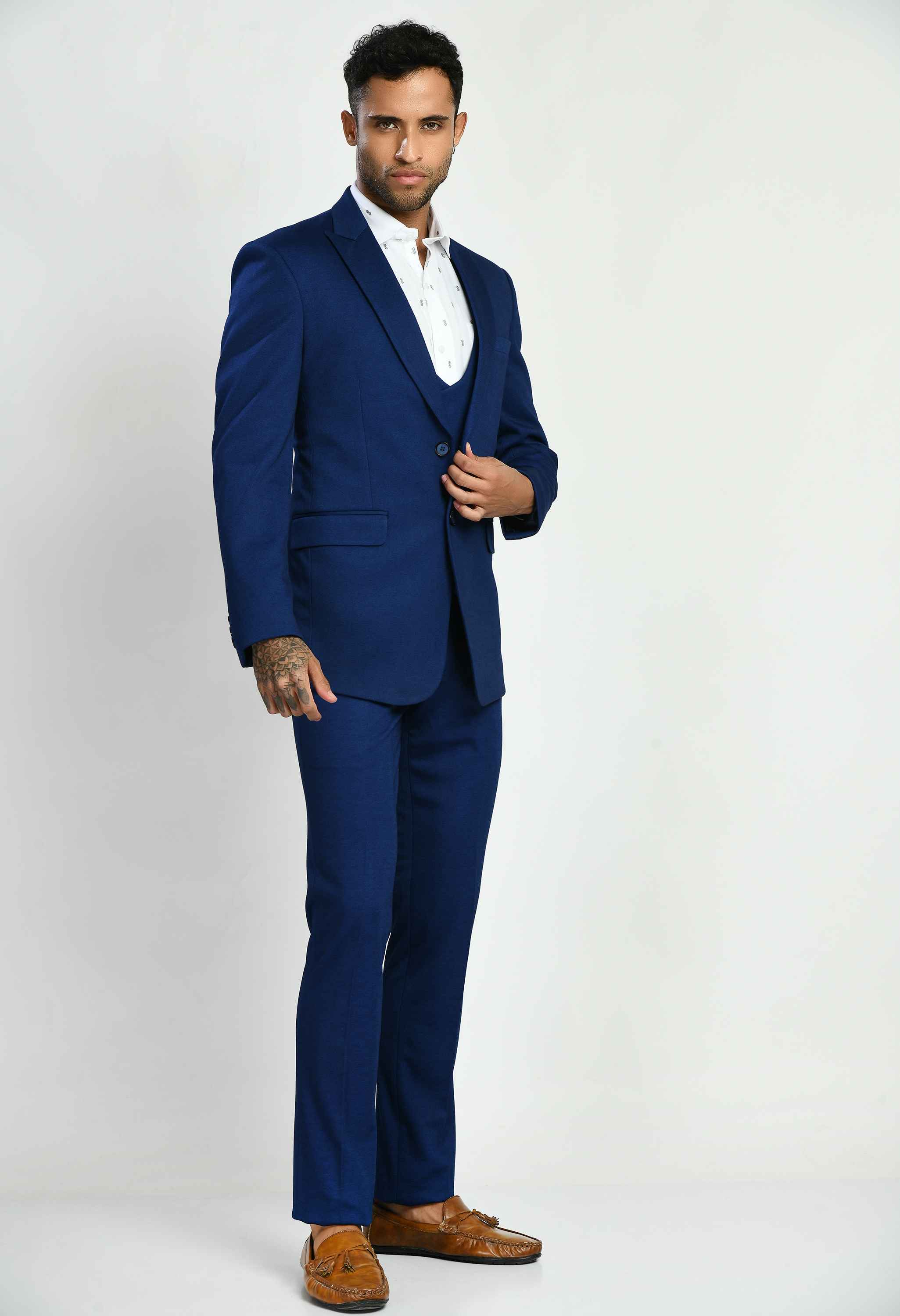 Men's Charming Blue Suit Set