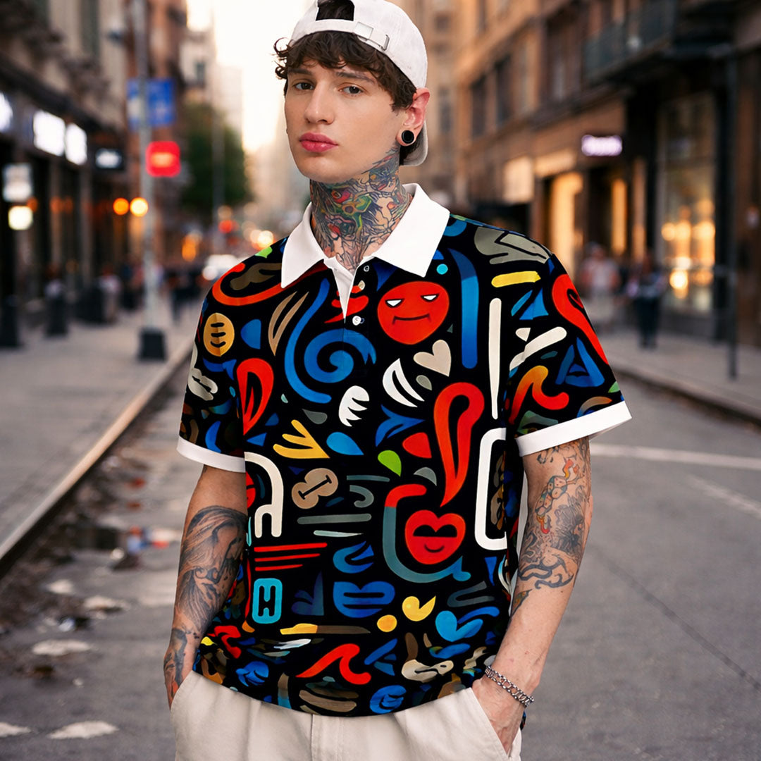 Printed Polo T-Shirts