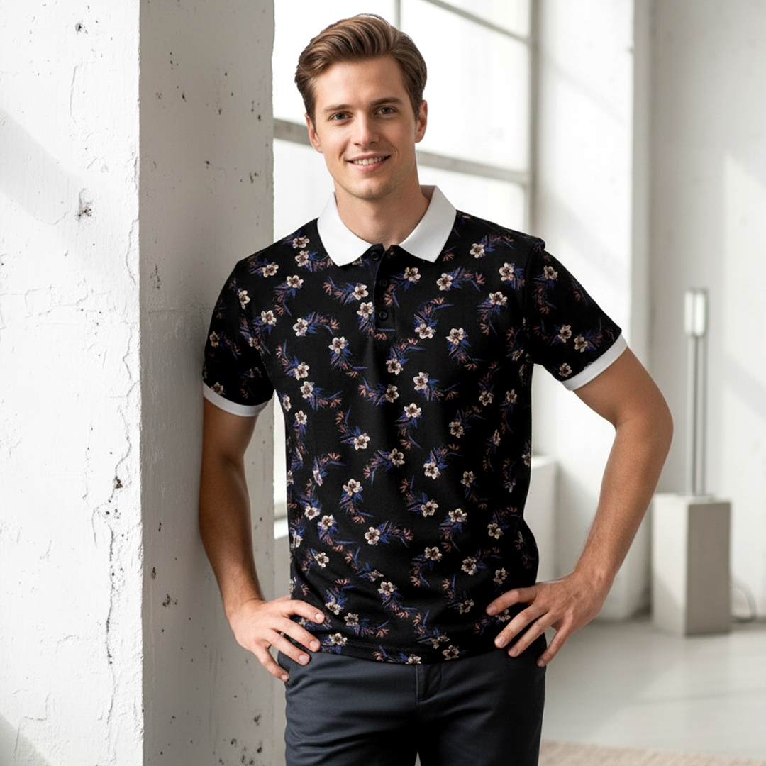 Printed Polo T-Shirts