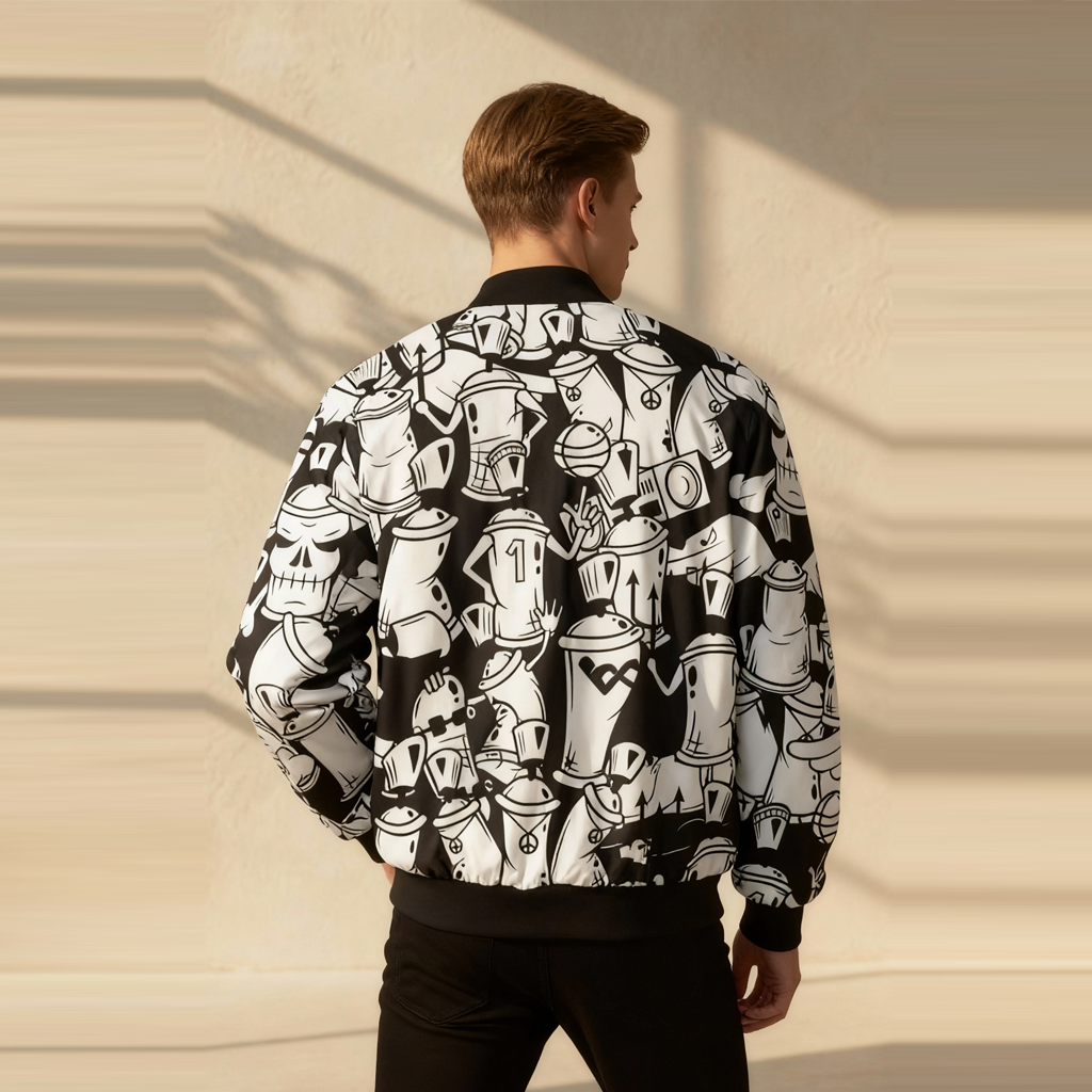 Men's Bomber Jacket #BOMJ012