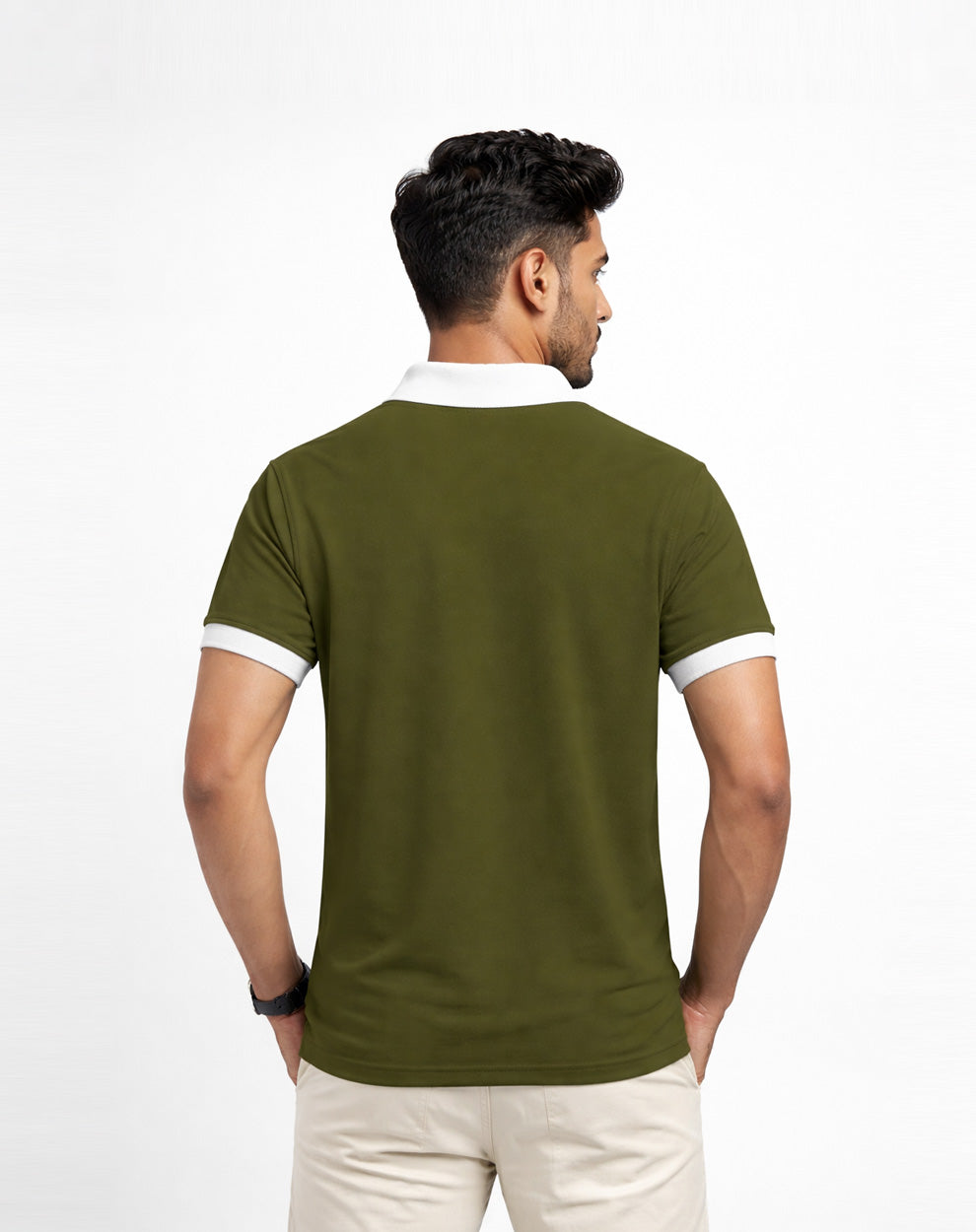 Think Outside Printed Polo Tee