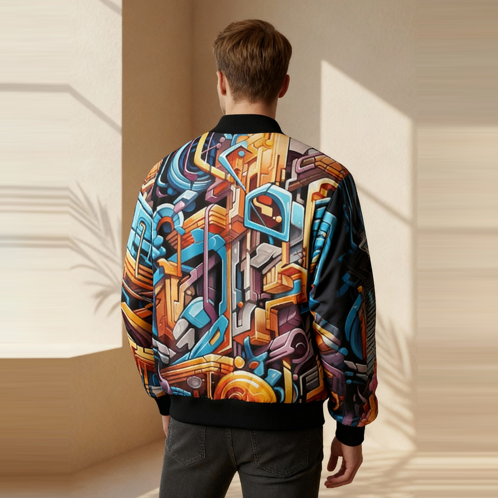 Men's Bomber Jacket #BOMJ023