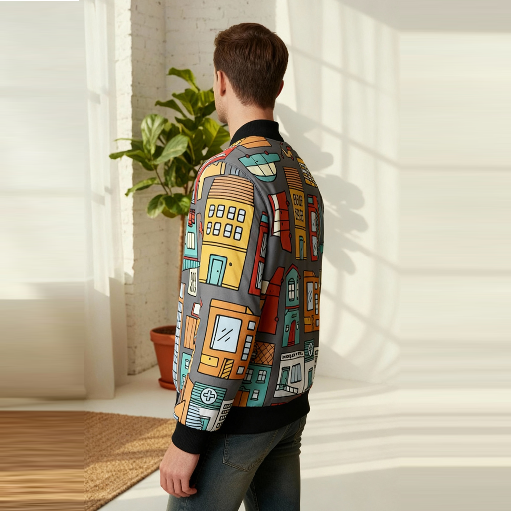 Men's Bomber Jacket #BOMJ005