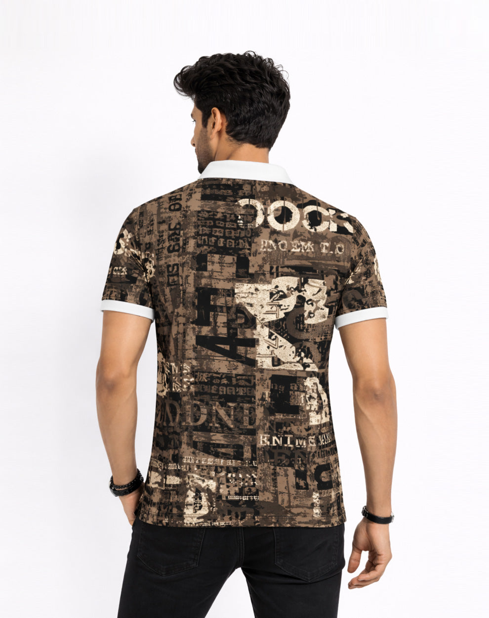 Hookup Printed Polo T-Shirt