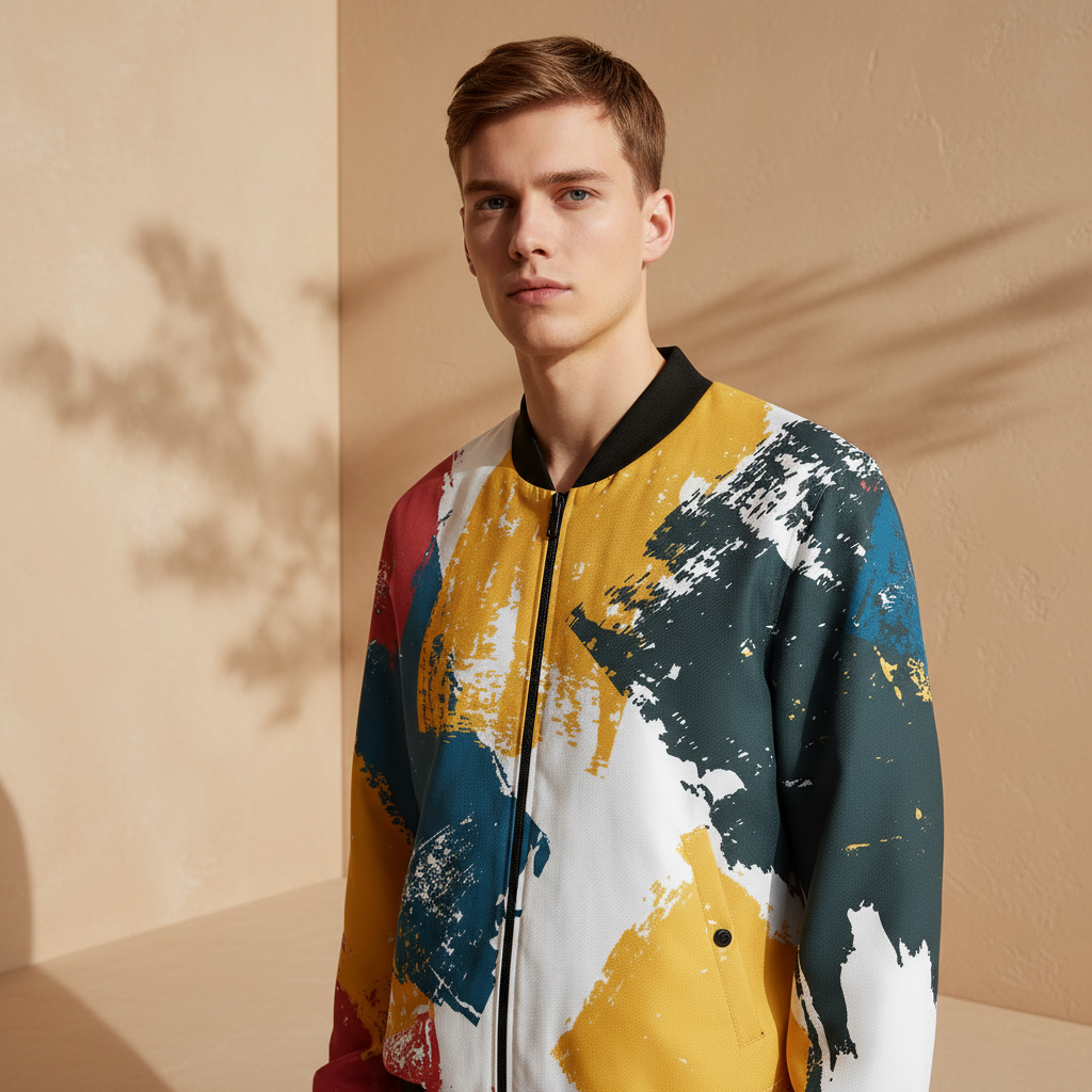 Men's Bomber Jacket #BOMJ022