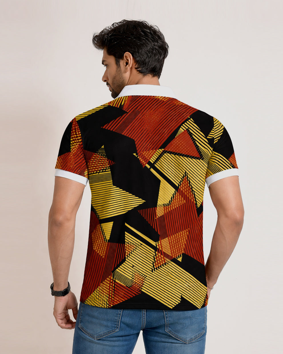 Printed Polo T-Shirt