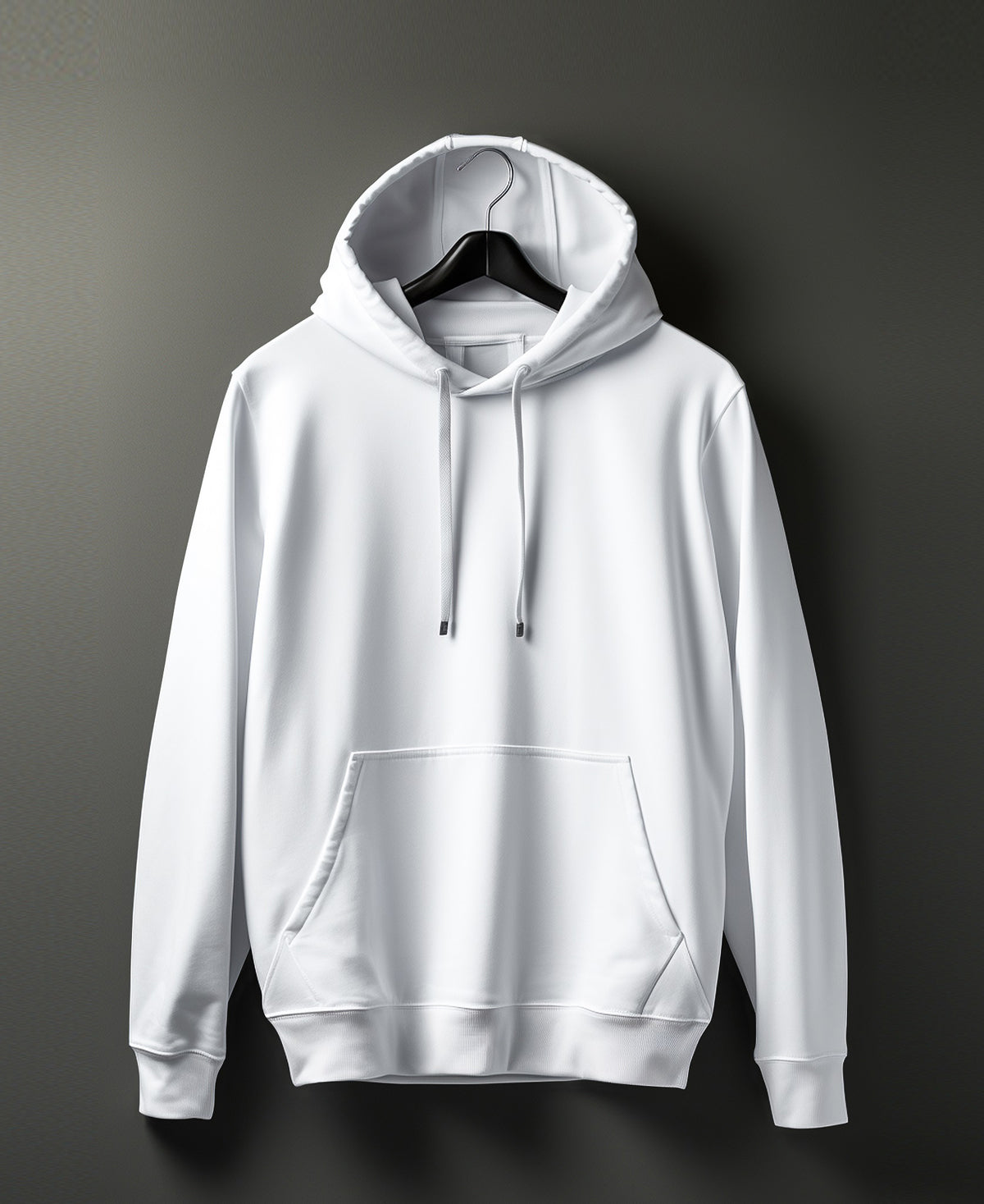 White Graphic Printed Cotton Hoodie - #0113 - SQUIREHOOD