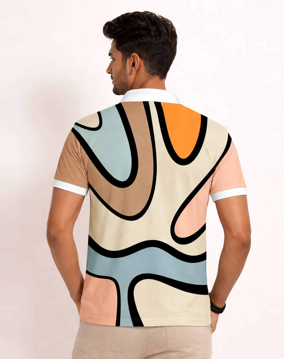 Groove Printed Polo T-Shirt