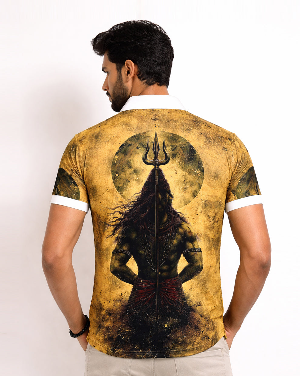 Bol Bam Printed Polo T-Shirt