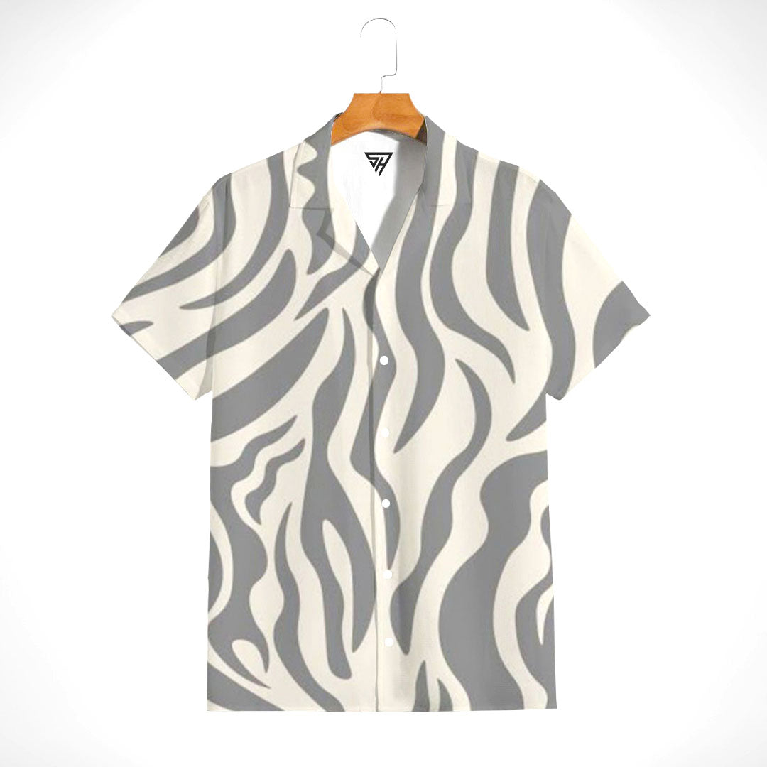 African Zebra Printed Shirt