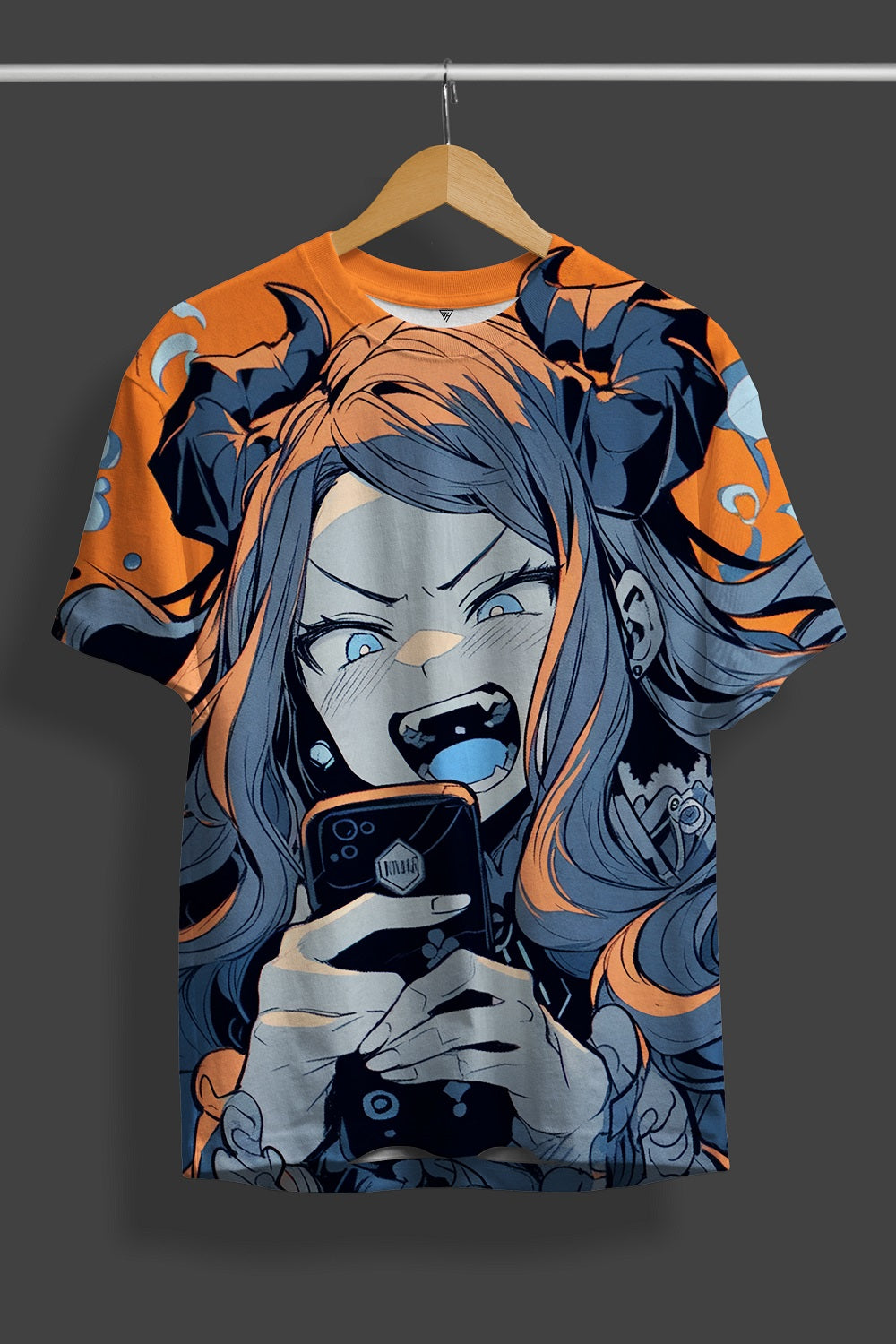 Angry Girl Full Printed Streetwear T-Shirt