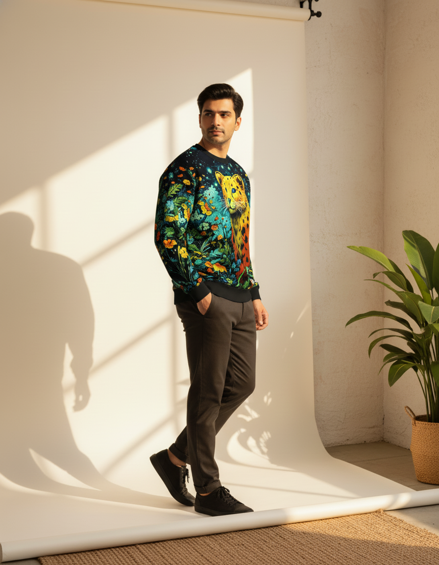 Baby Tiger Printed Sweatshirt