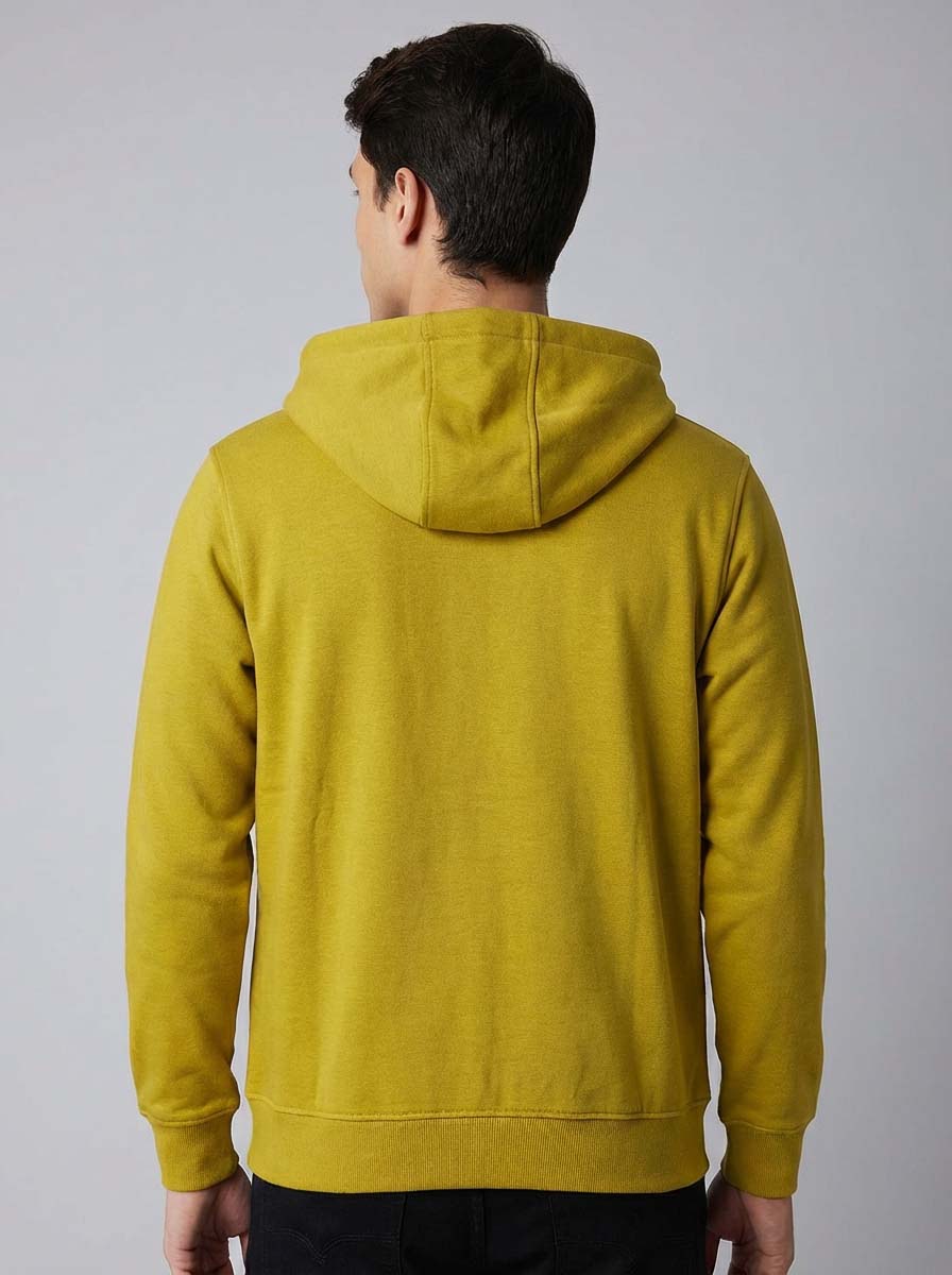 French Yellow Cotton Hoodie - #504