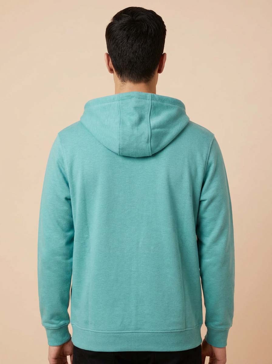 Joy Blue Cotton Hoodie - #503