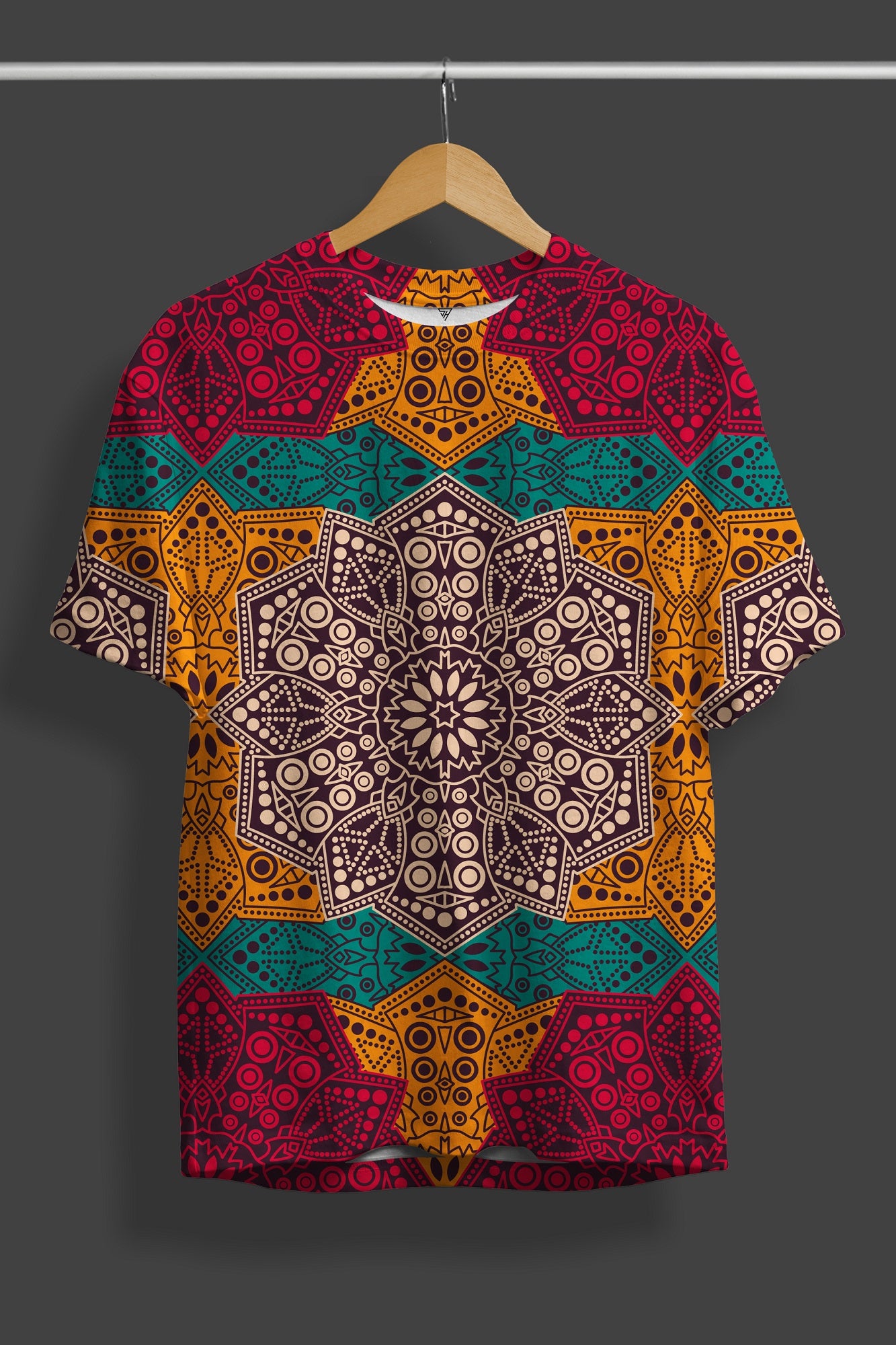 Ethnic Style All Over Print T-Shirt