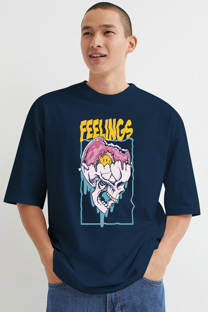 Feelings Over Size Tees by Squirehood