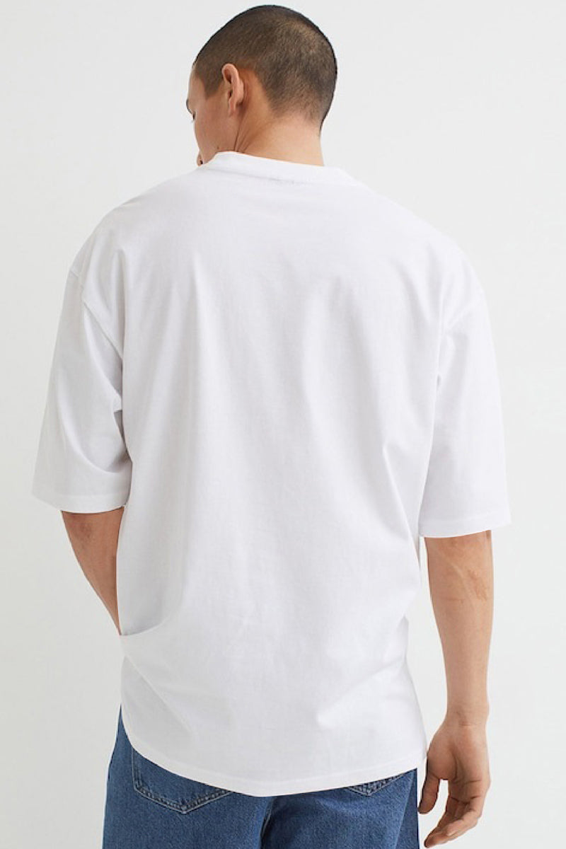 Hungry for Wealth White Oversized T-Shirt