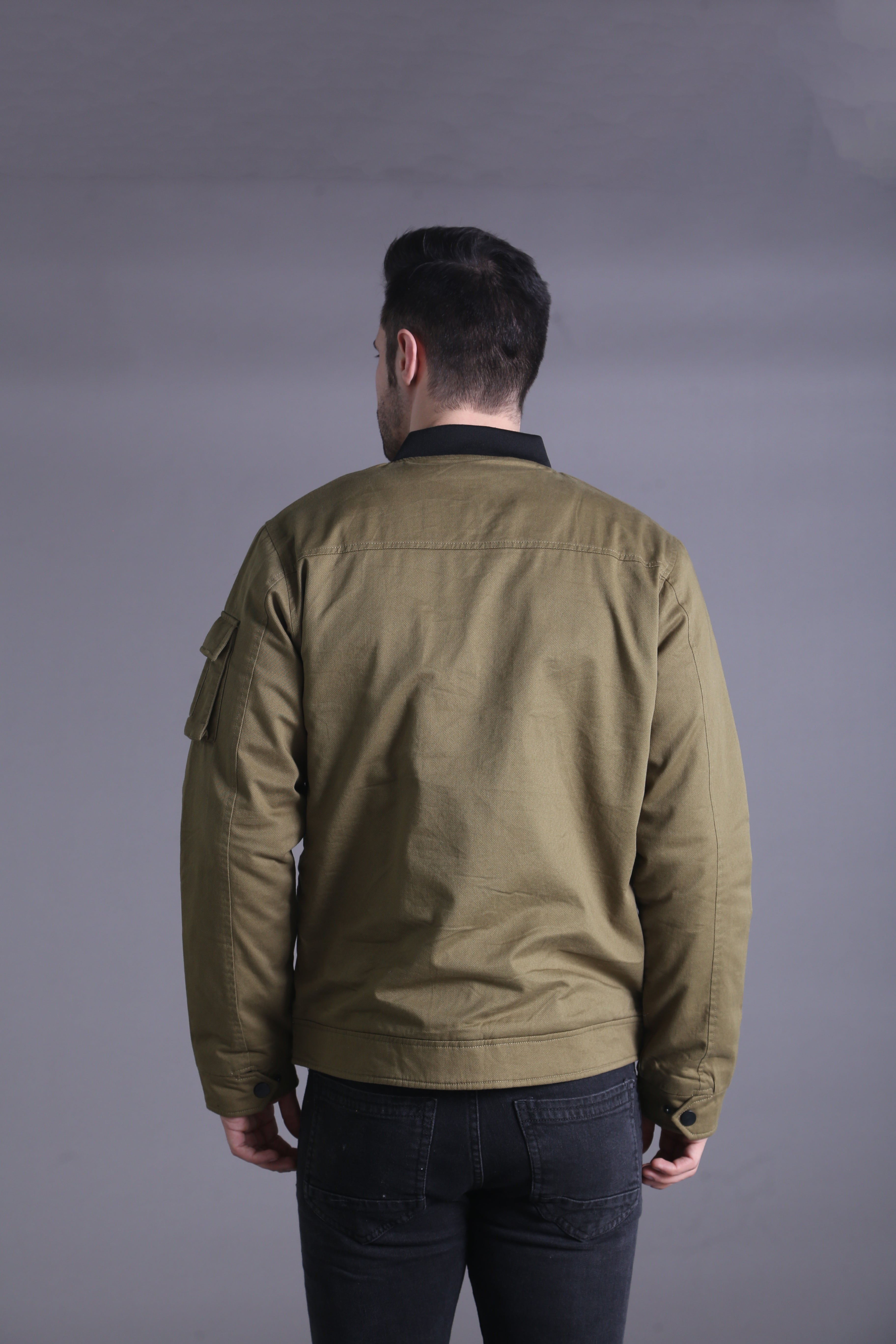 Olive Cotton Jacket