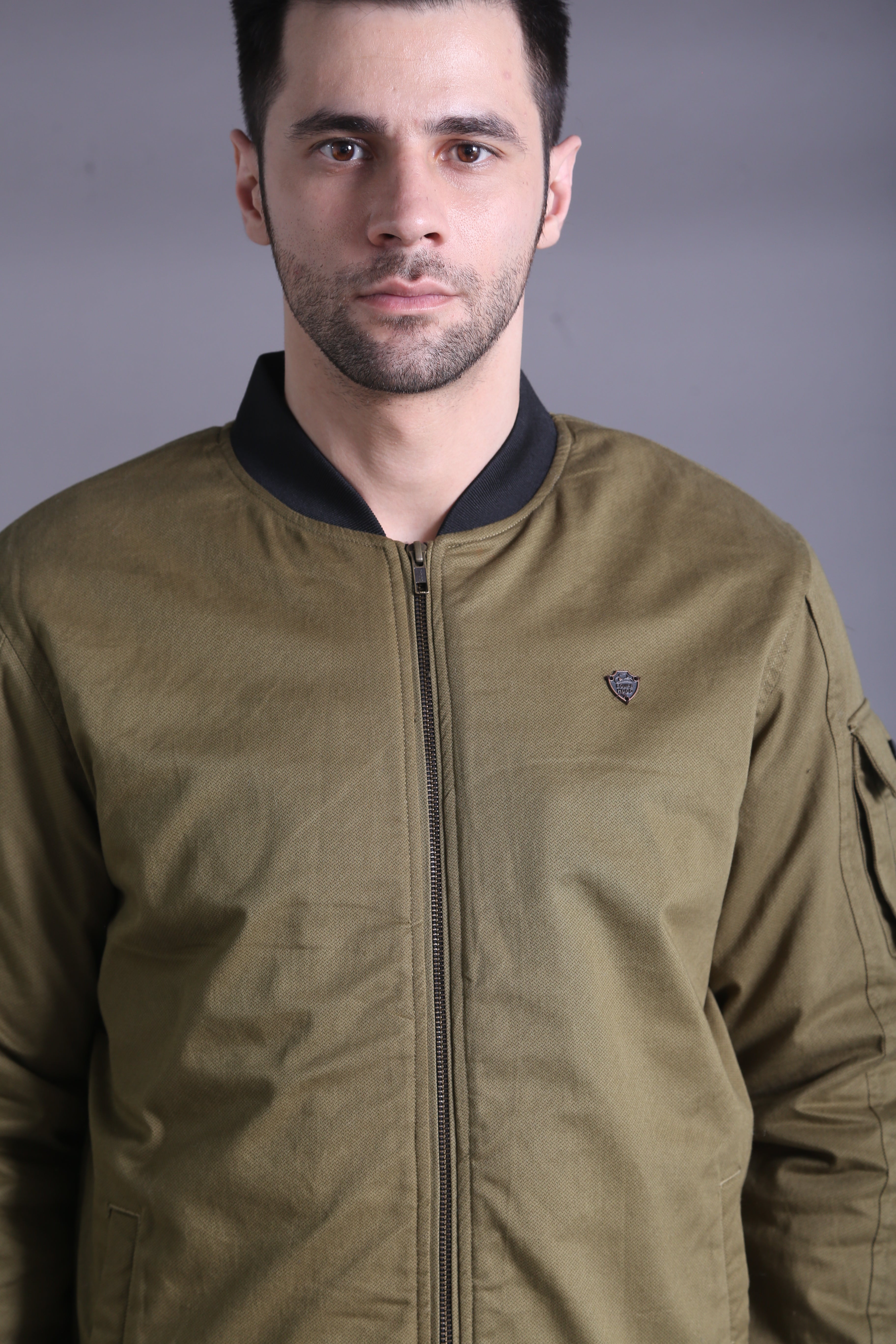 Olive Cotton Jacket