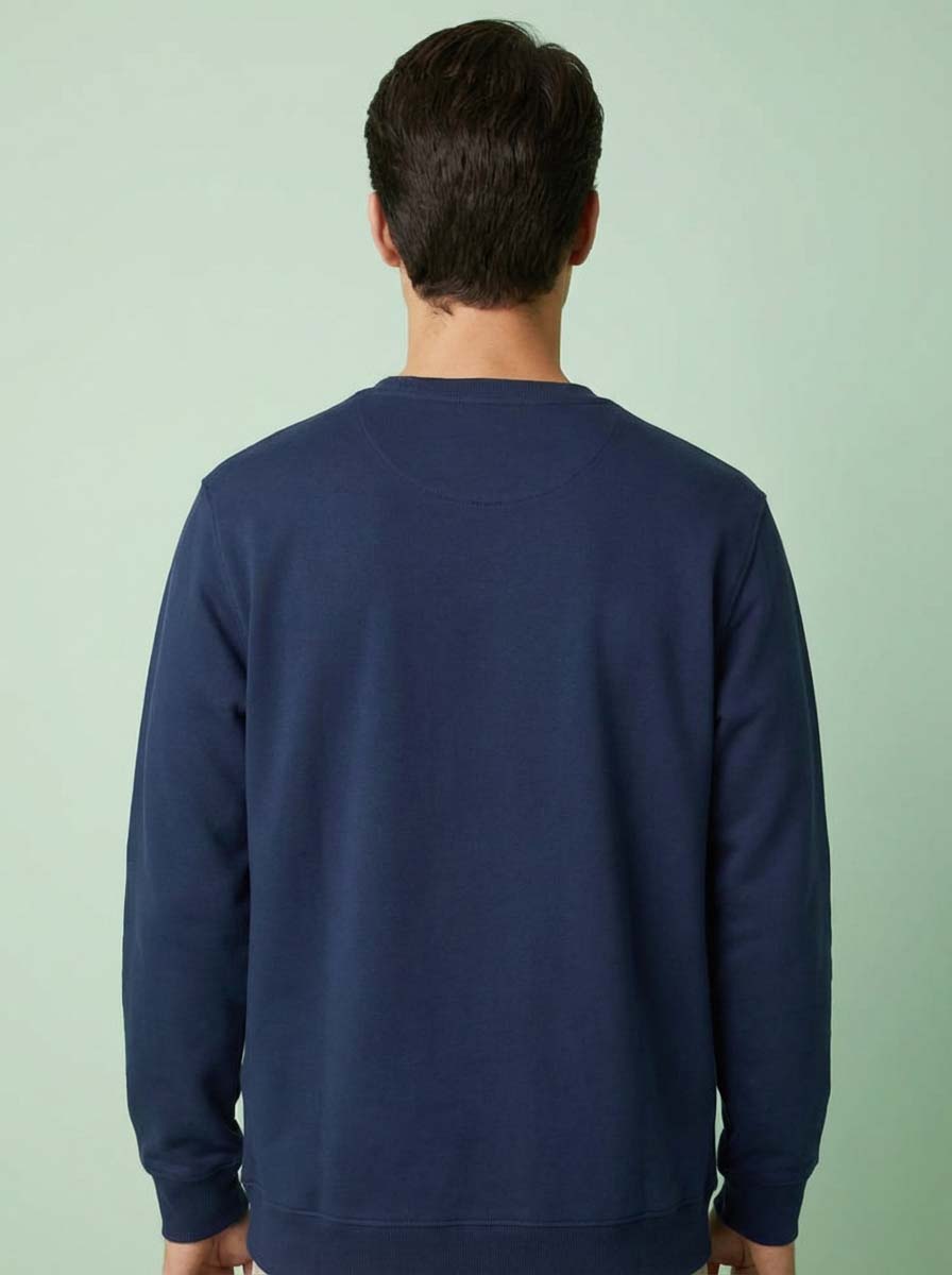 Blue Cotton Sweatshirt- #512
