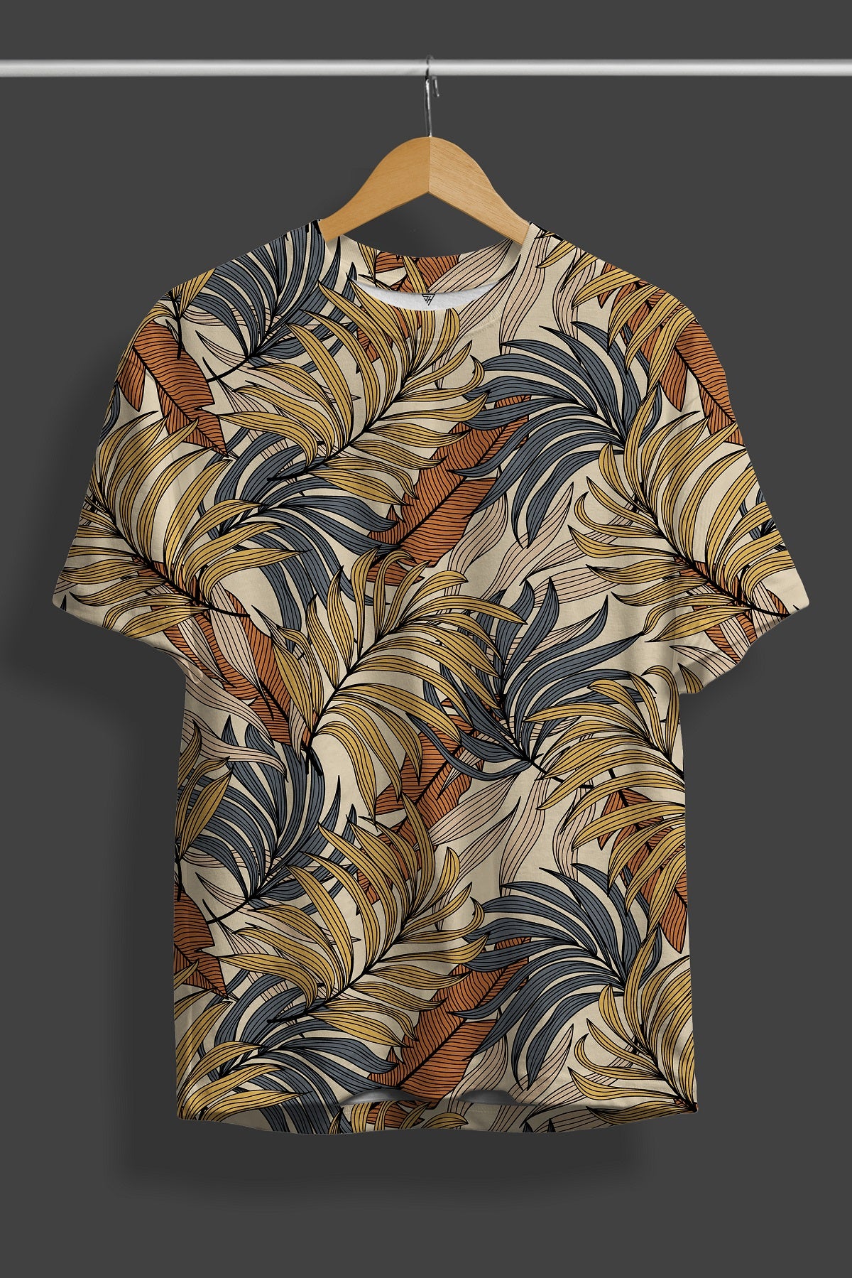 Long Leaf All Over Print Tee