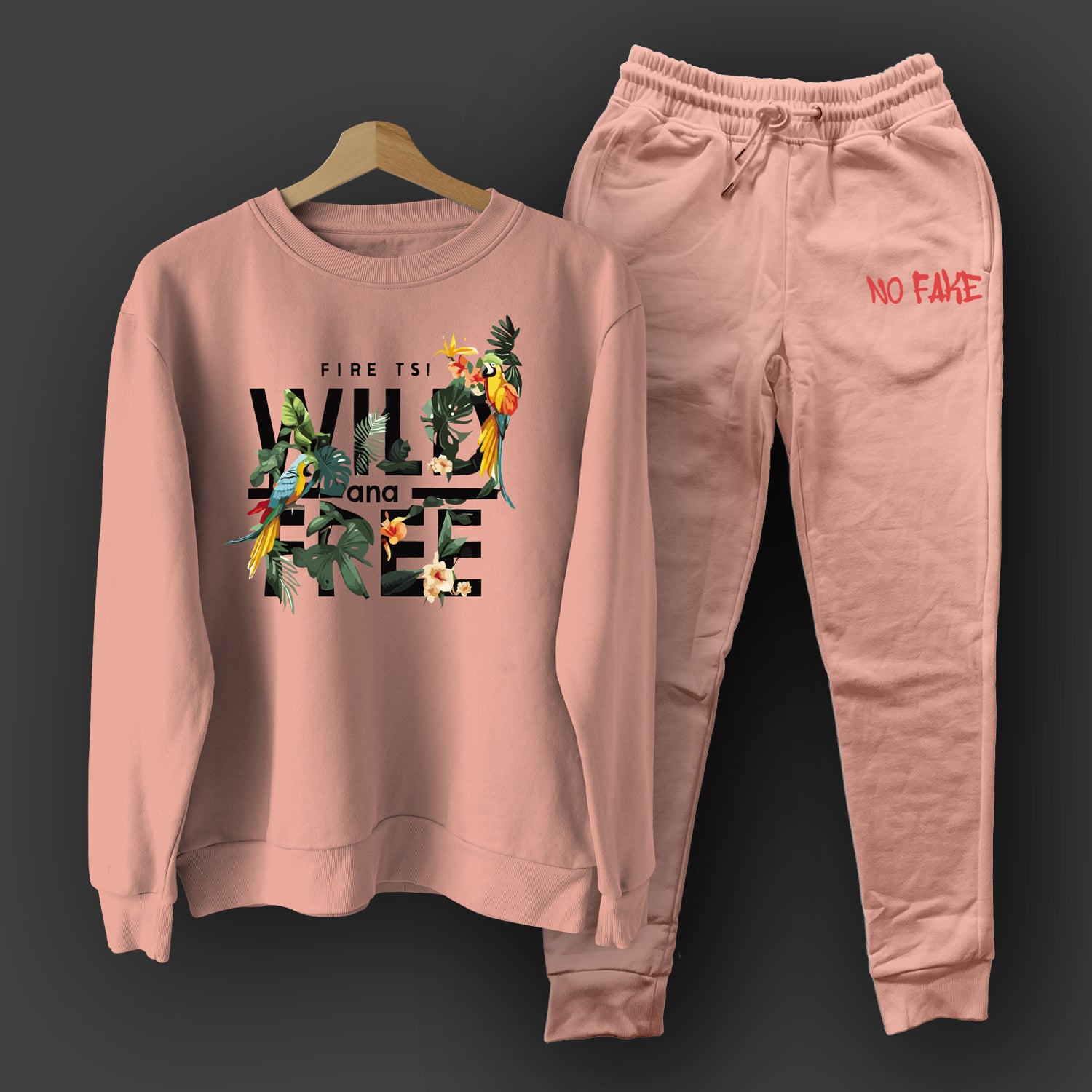Wild & Free Pink Co-Ord Set - SQUIREHOOD