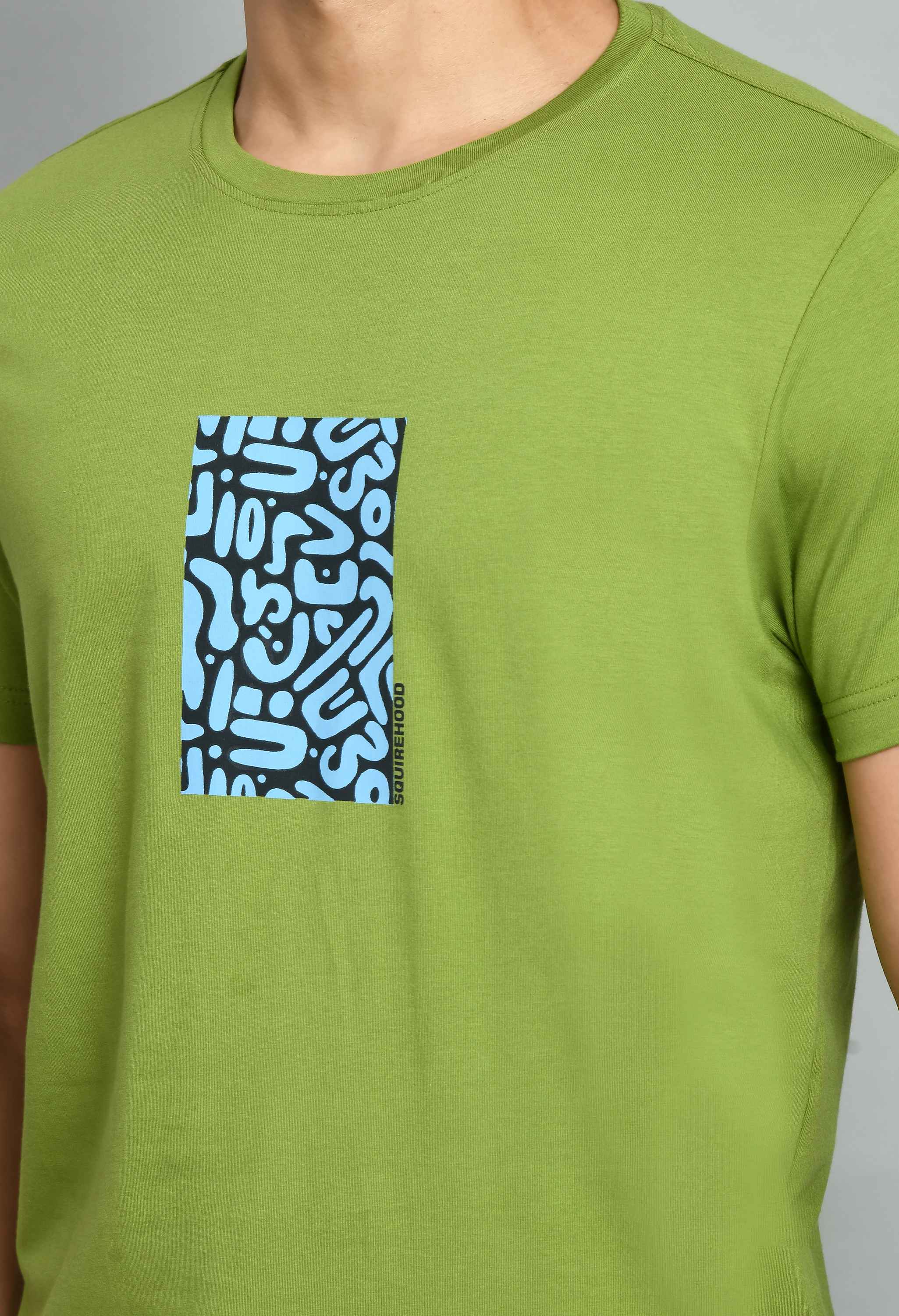 Men's Parrot Grapic Printed T-Shirt