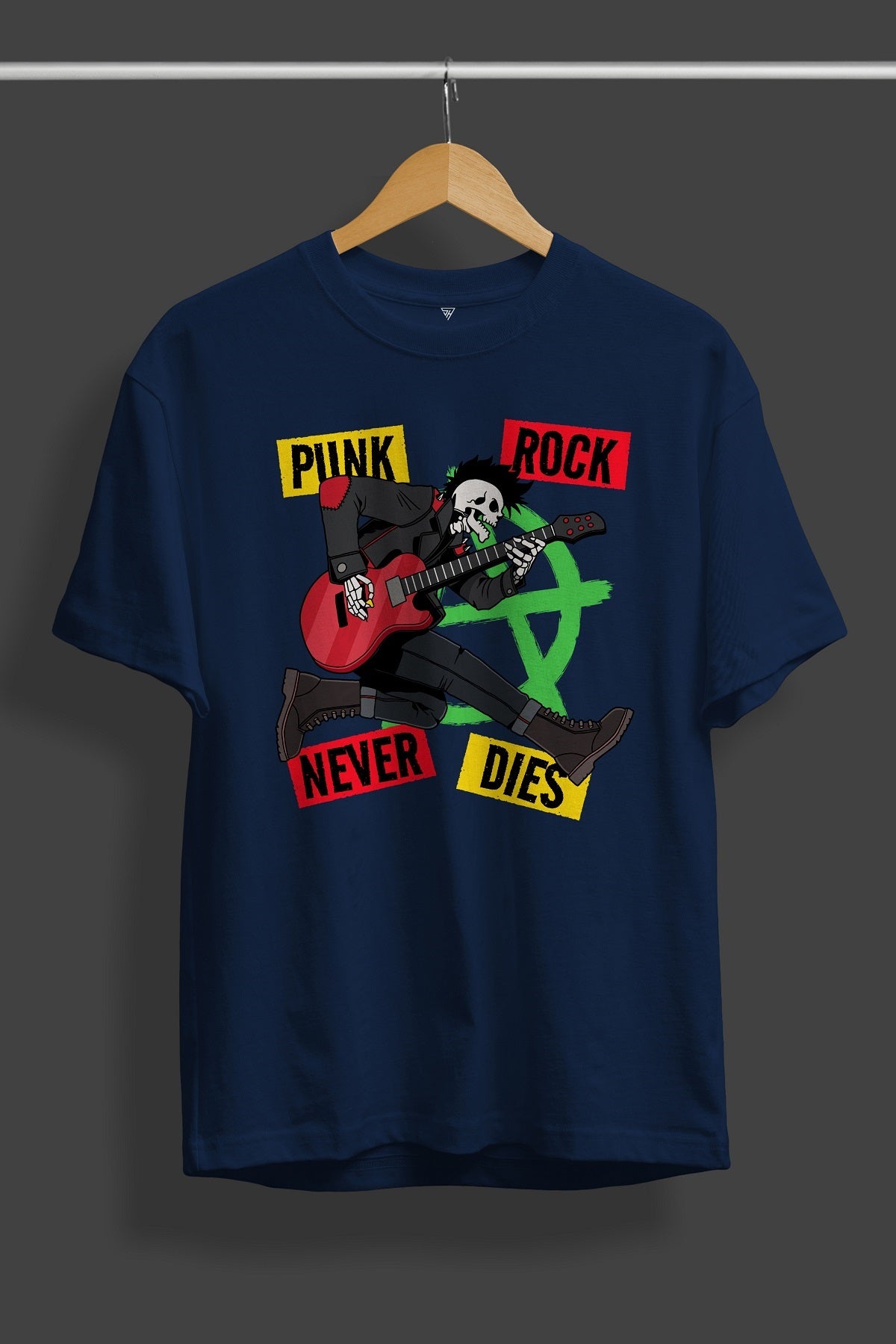 Punk Rock Never Dies Printed T-Shirt - SQUIREHOOD
