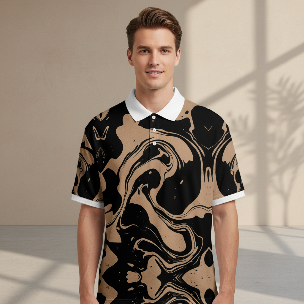 Paint Art Polo T-Shirt