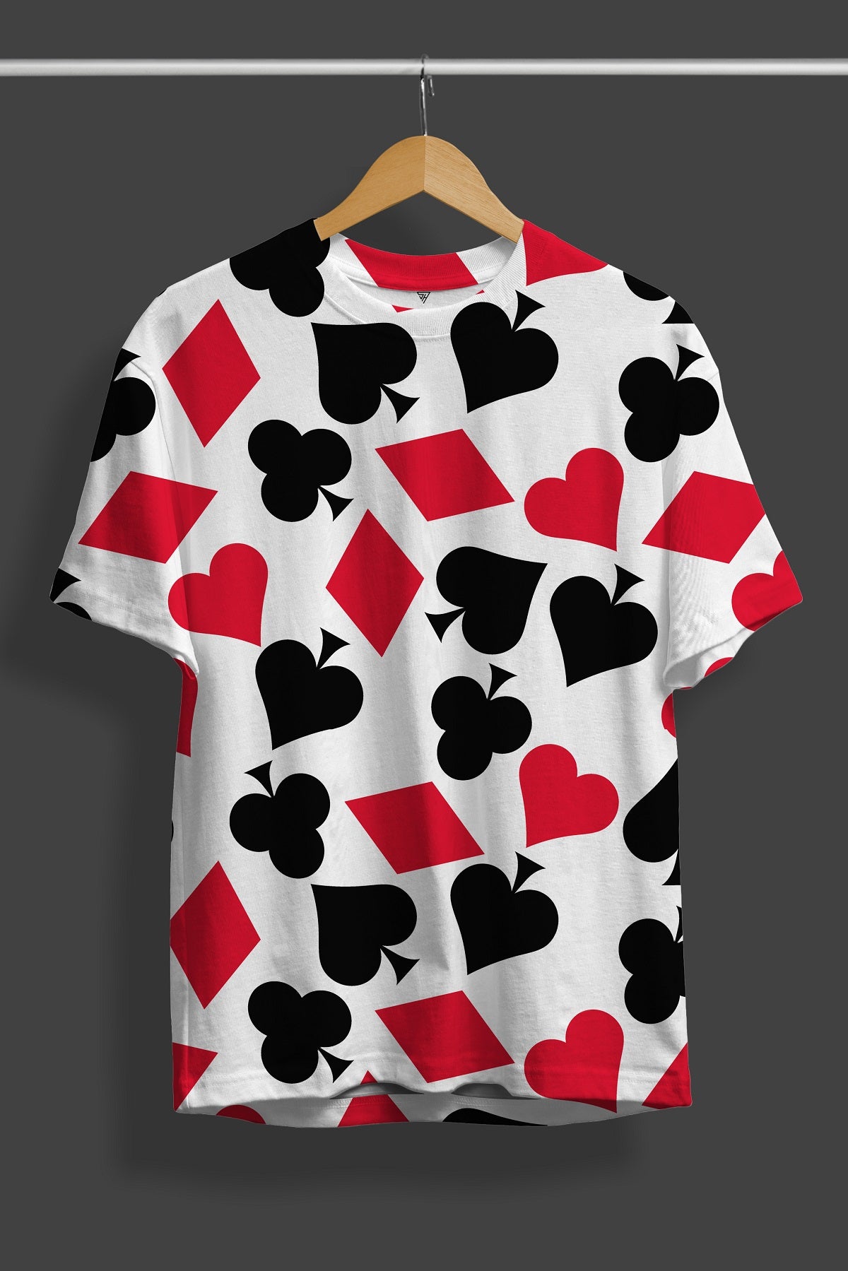 Playing Cards All Over Print Streetwear T-Shirt