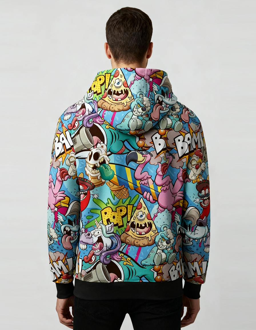 SQUIREHOOD - Printed Hoodie #0113