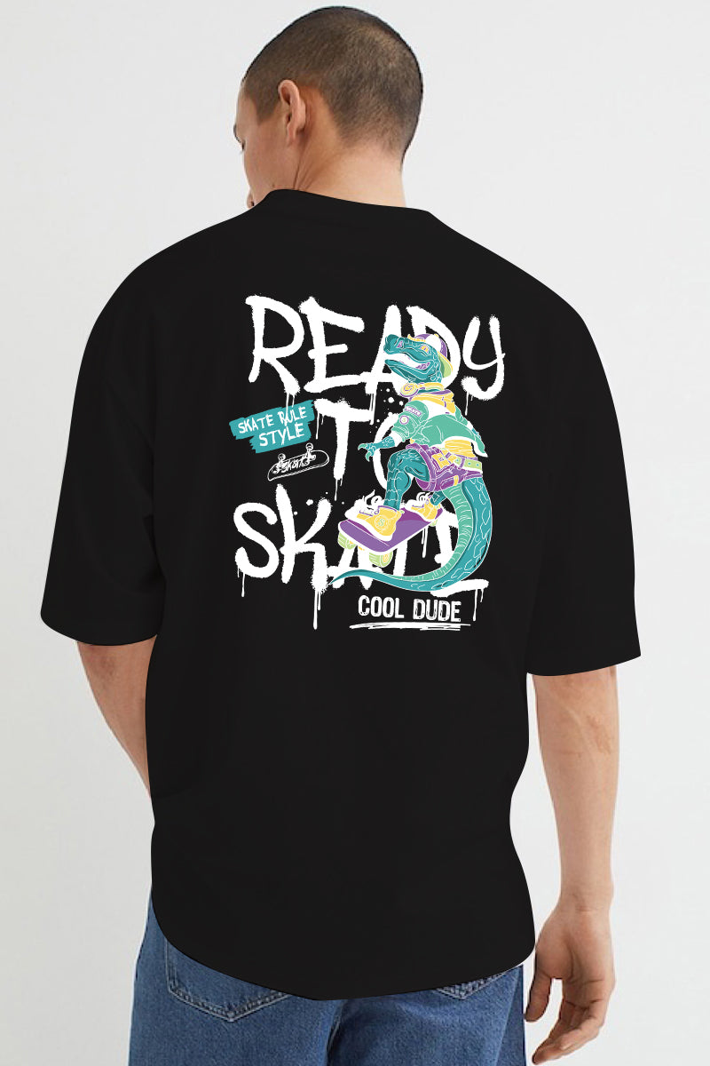 Skate Rule Style Oversize T-Shirt - SQUIREHOOD