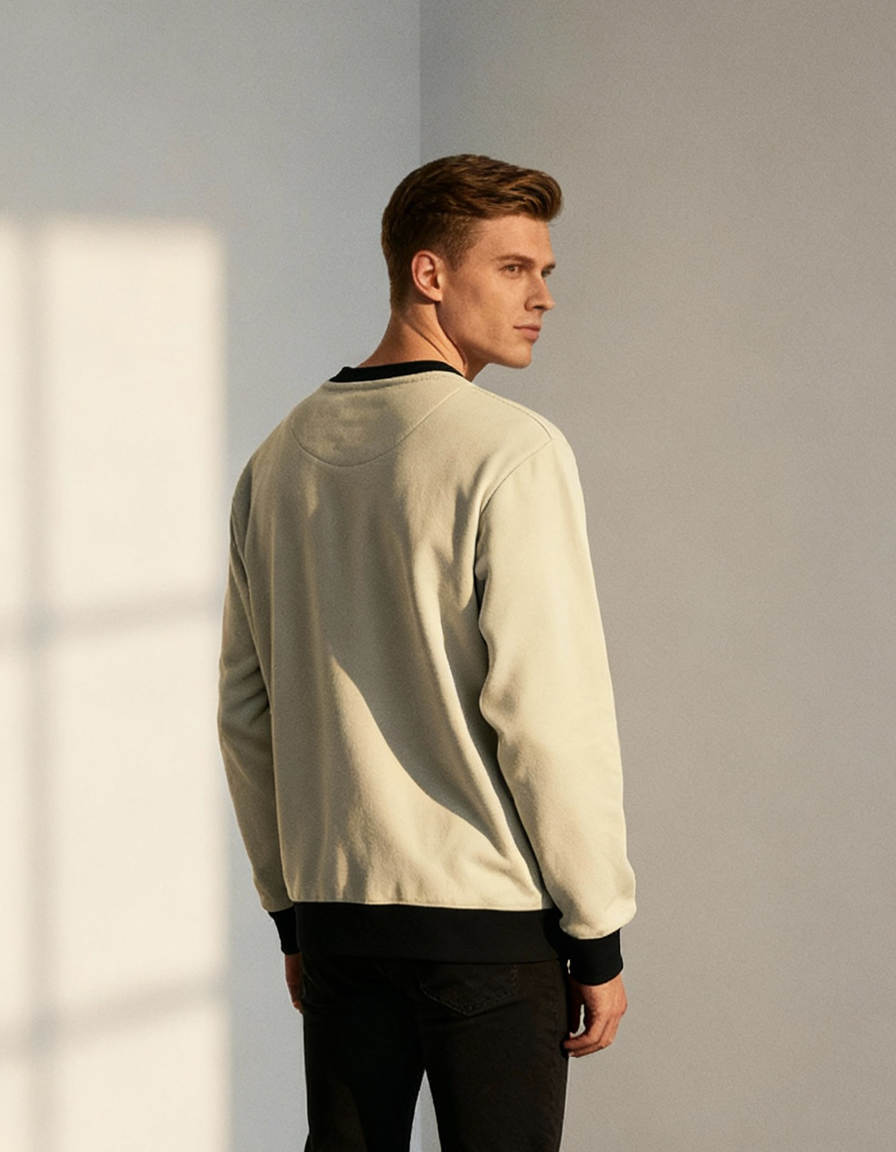 Slow Living Printed Sweatshirt