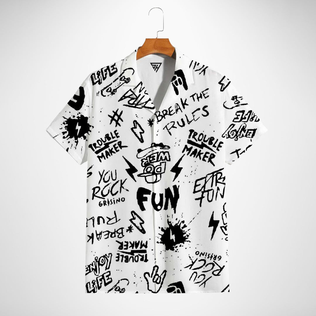 Trouble Maker Printed Shirt