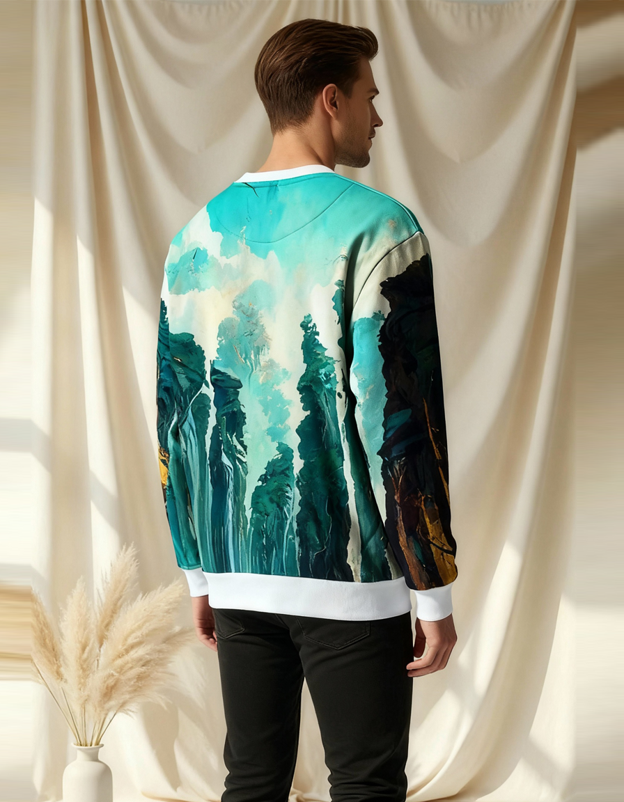 Tropical Paradise All Over Printed Sweatshirt