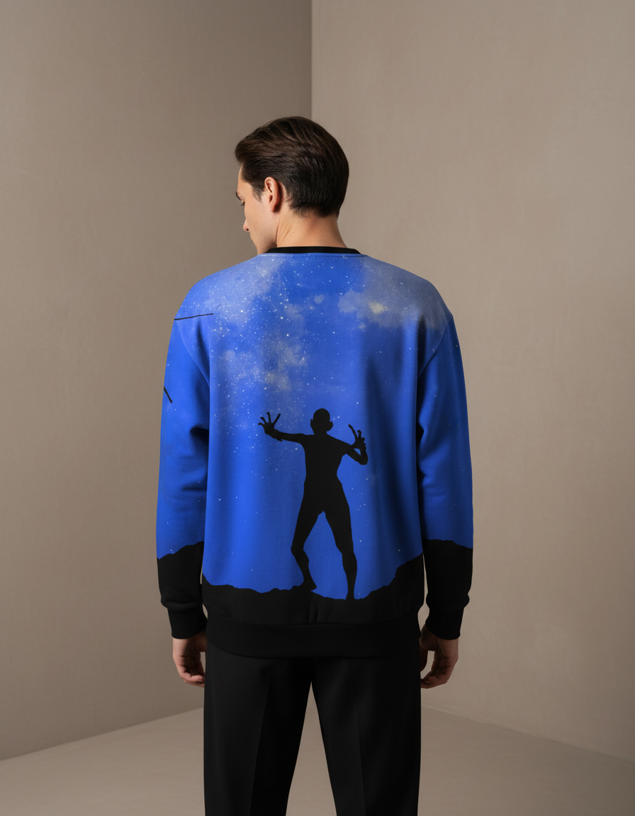 Evil Night All Over Printed Sweatshirt
